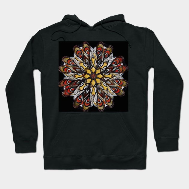 Mandala Holiday Hoodie by ninasilver